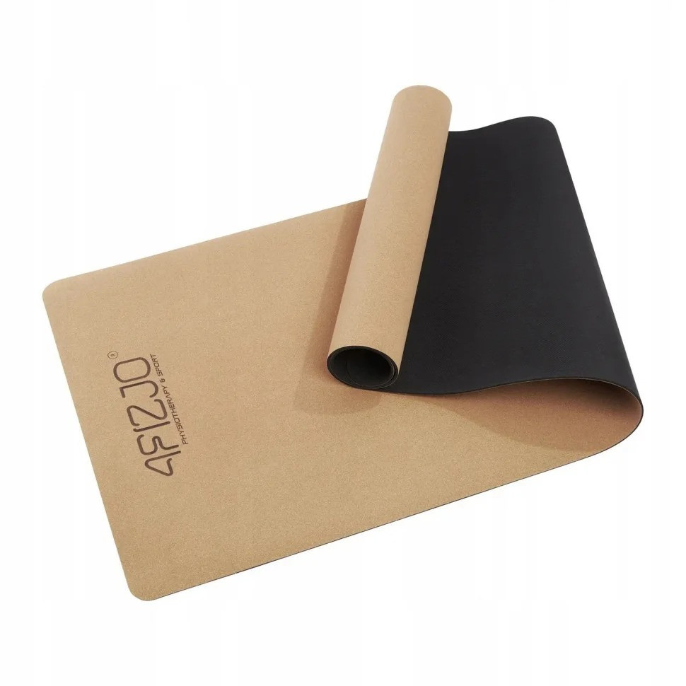 Спортивний килимок для йоги та фітнесу Cork 4FIZJO 4FJ0590, 183x61x0,4 см Вінниця - фото 1