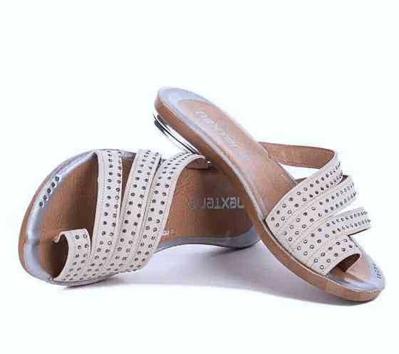 Женские Тапочки Шлёпанцы Сланцы Вьетнамки Белые (размеры: 36) Днепр