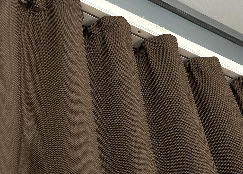 Шторная ткань лен-блэкаут 