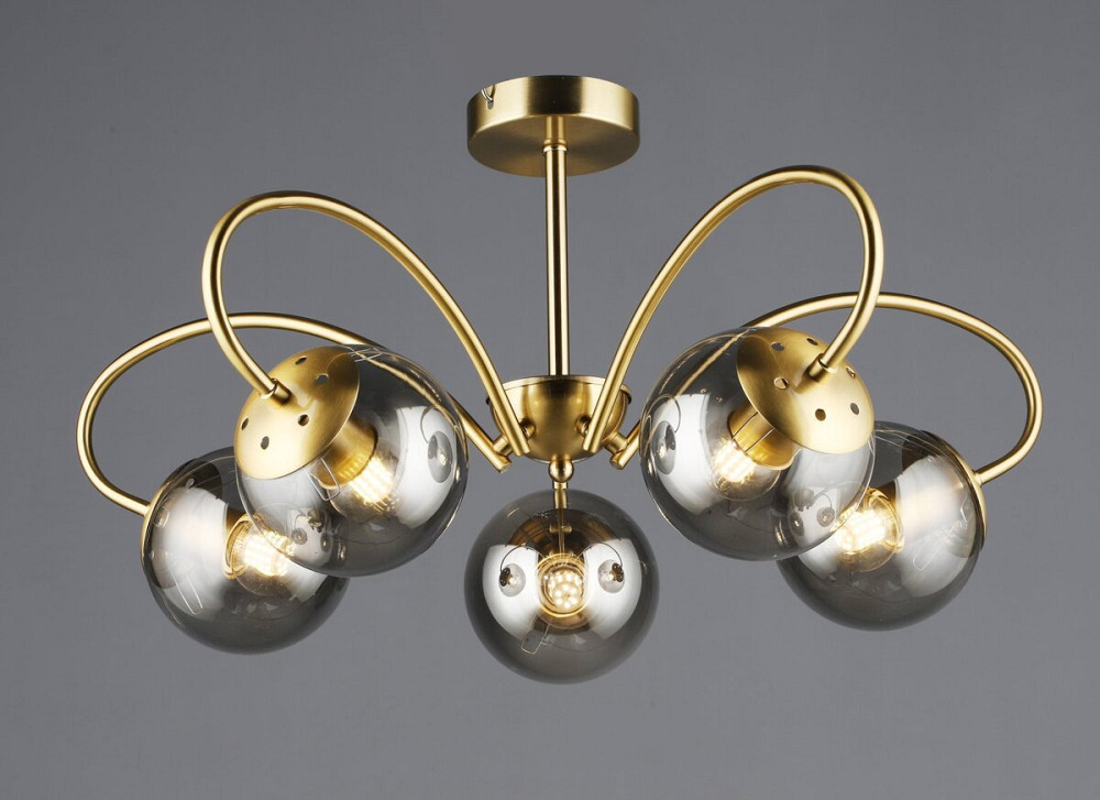 VALESO Люстра стельова на 5 плафонів N6609/5 Мідь Коломыя - изображение 1