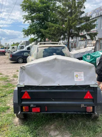 Новий причіп заводу "Дніпро" 150х130х35 від виробника Белая Церковь