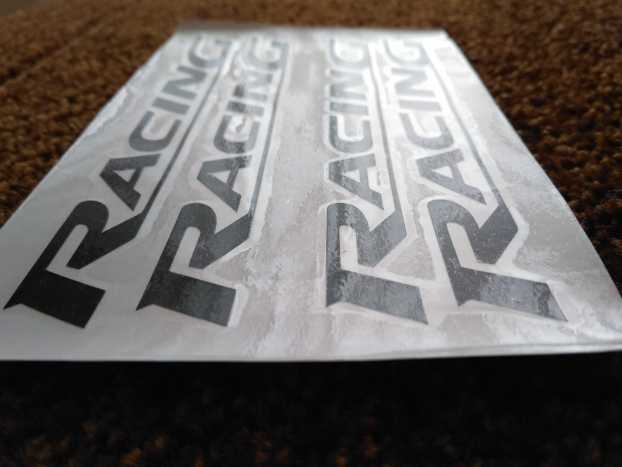 Наклейки на ручки Racing Чорна, диски, двірники Київ - фото 5