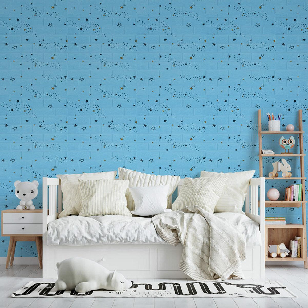 3D самоклеящиеся панели Блакитные звезды Киев - изображение 5