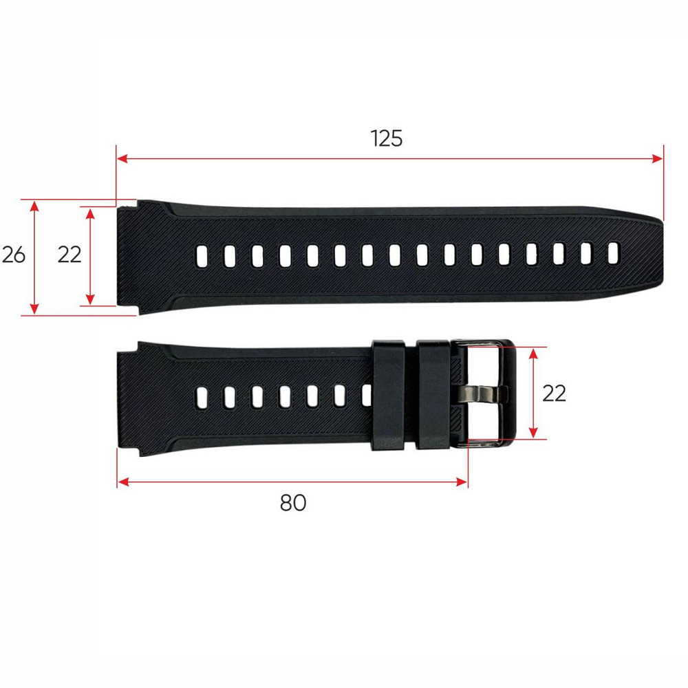 Ремешок для смарт часов Modfit Sniper Black SBR Киев - изображение 3