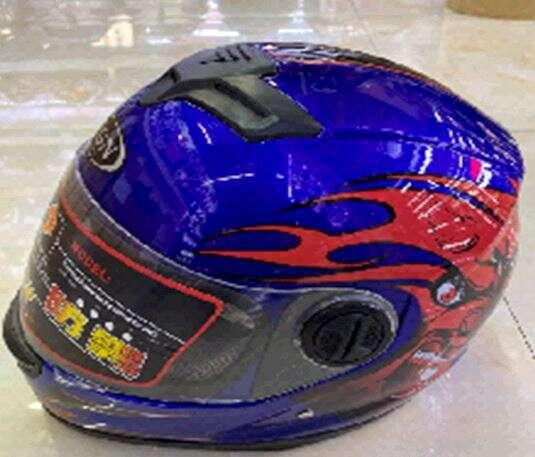 Шлем-интеграл (size M, синий глянец) (mod 828-1) Мукачево - изображение 1