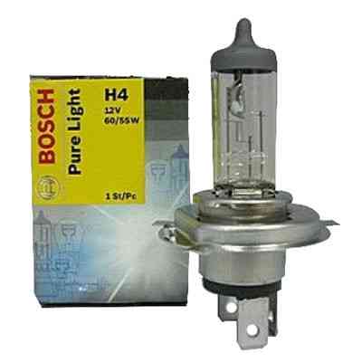 Галогеновая лампа BOSCH Pure Light H4 60/55W 12V P43t (1987302041) Харьков