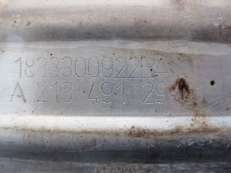 Mercedes-Benz  A2054905603 Труба випуску відпрацьованих газів з фільтром сажі для двигунів M264 R4 1.5 2.0л M274 1.6 C-Class W205 Одеса - фото 4