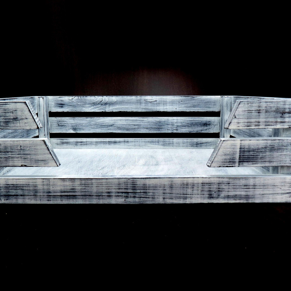 Лежак дерев'яний для собаки "Лессер 50х30" шеббі Миколаїв - фото 4