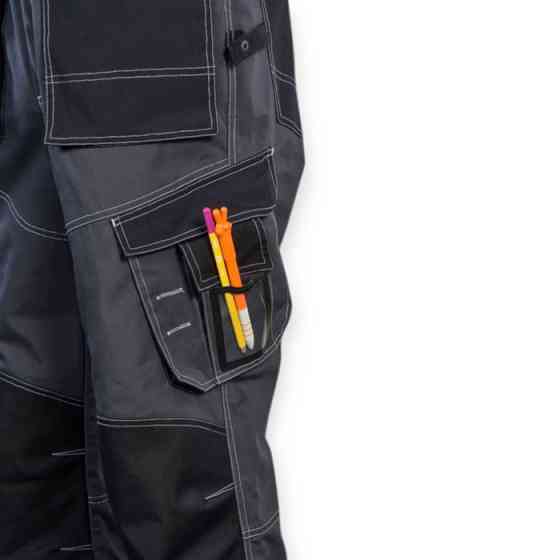 Напівкомбінезон Sheffield від бруду L поліестер/бавовна, еластична тасьма, регул. довжини 11 кишень Мукачево