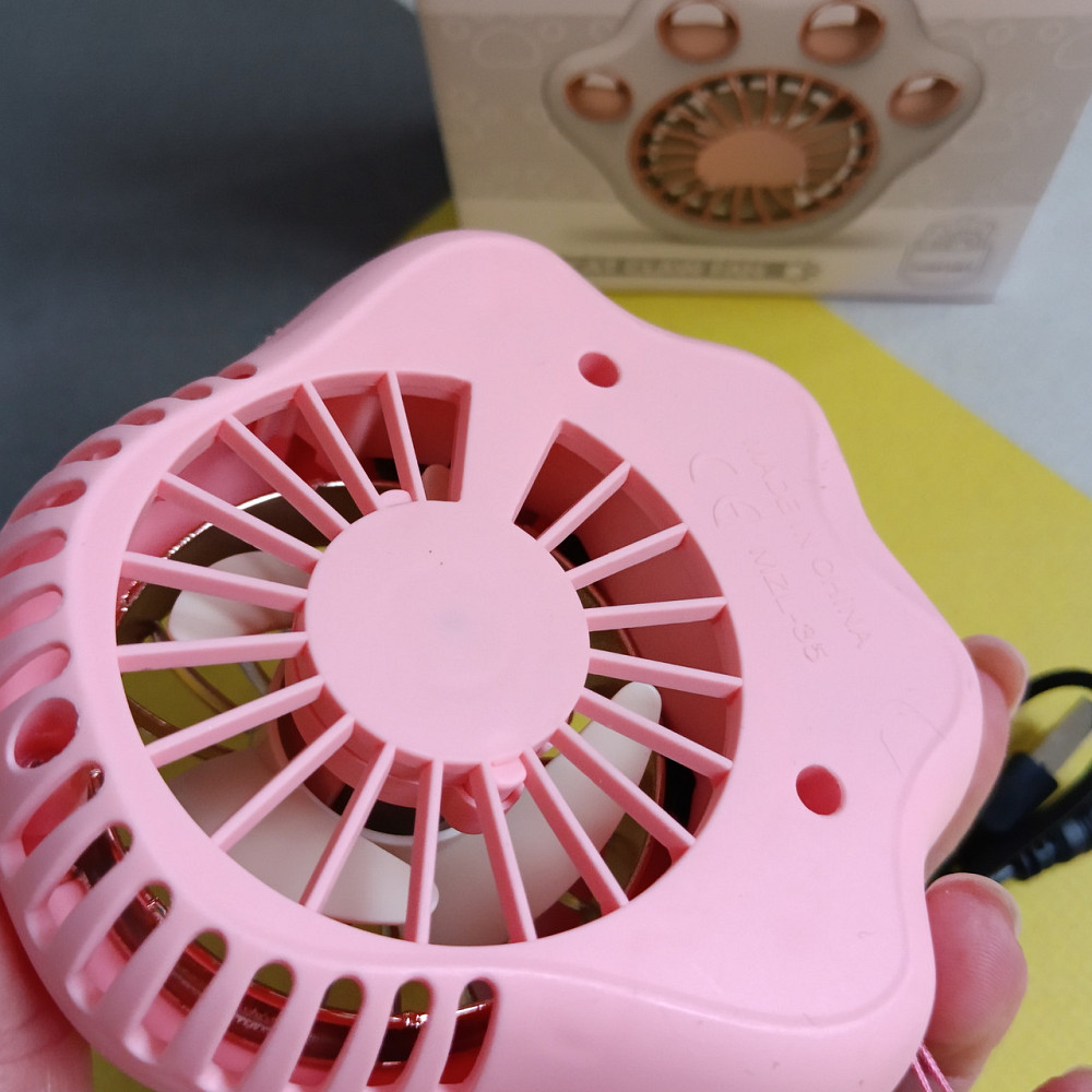 Портативный мини розовый вентилятор Киев - изображение 3