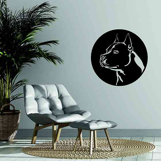 Декоративное настенное Панно «Стафф», Декор на стену 70*70 см, Черный Киев