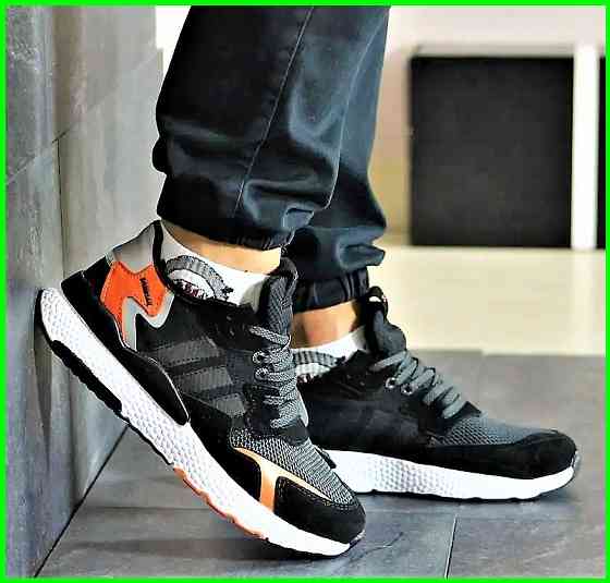 Кроссовки Мужские Adidas Jogger Чёрные Адидас (размеры: 41) Видео Обзор Днепр