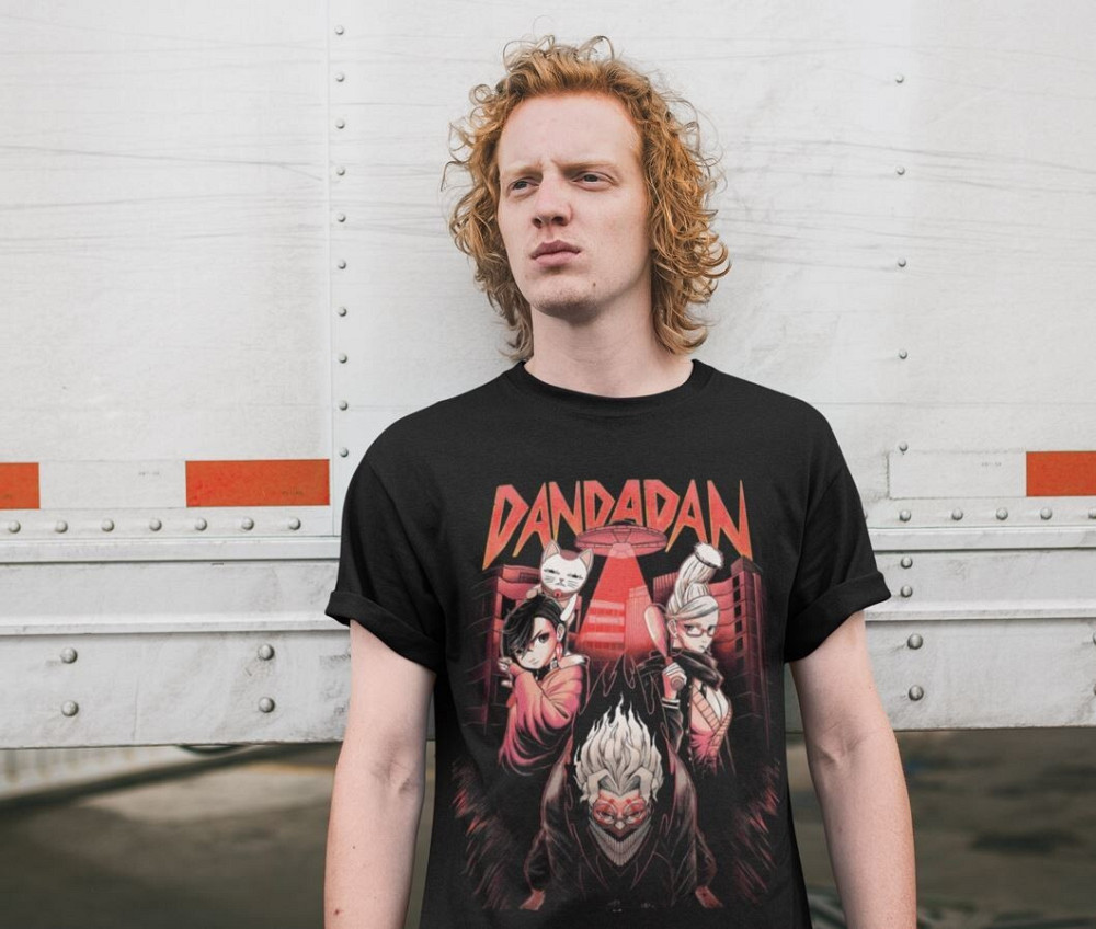 Футболка аниме Дандадан Окарун Окарун Момо оверсайз (S/M/L) Черний AnimeJ1088 Днепр - изображение 3