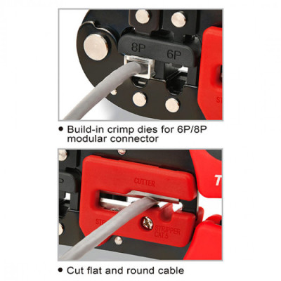 Инструмент Toptul для обжима RJ11/RJ12/RJ45 (DKAC2420) Винница - изображение 3