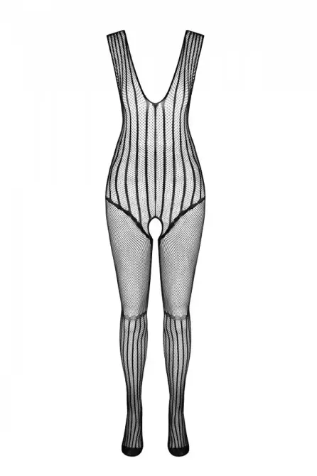 Сітчастий чорний бодістокінг з малюнком боді та гетр Casmir CA006 Львів - фото 5