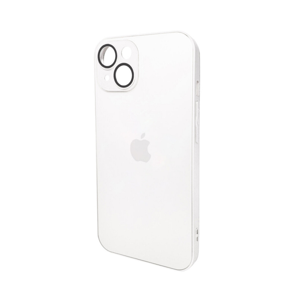 Чохол для смартфона AG Glass Matt Frame Color Logo for Apple iPhone 15 Pearly White Киев - изображение 1