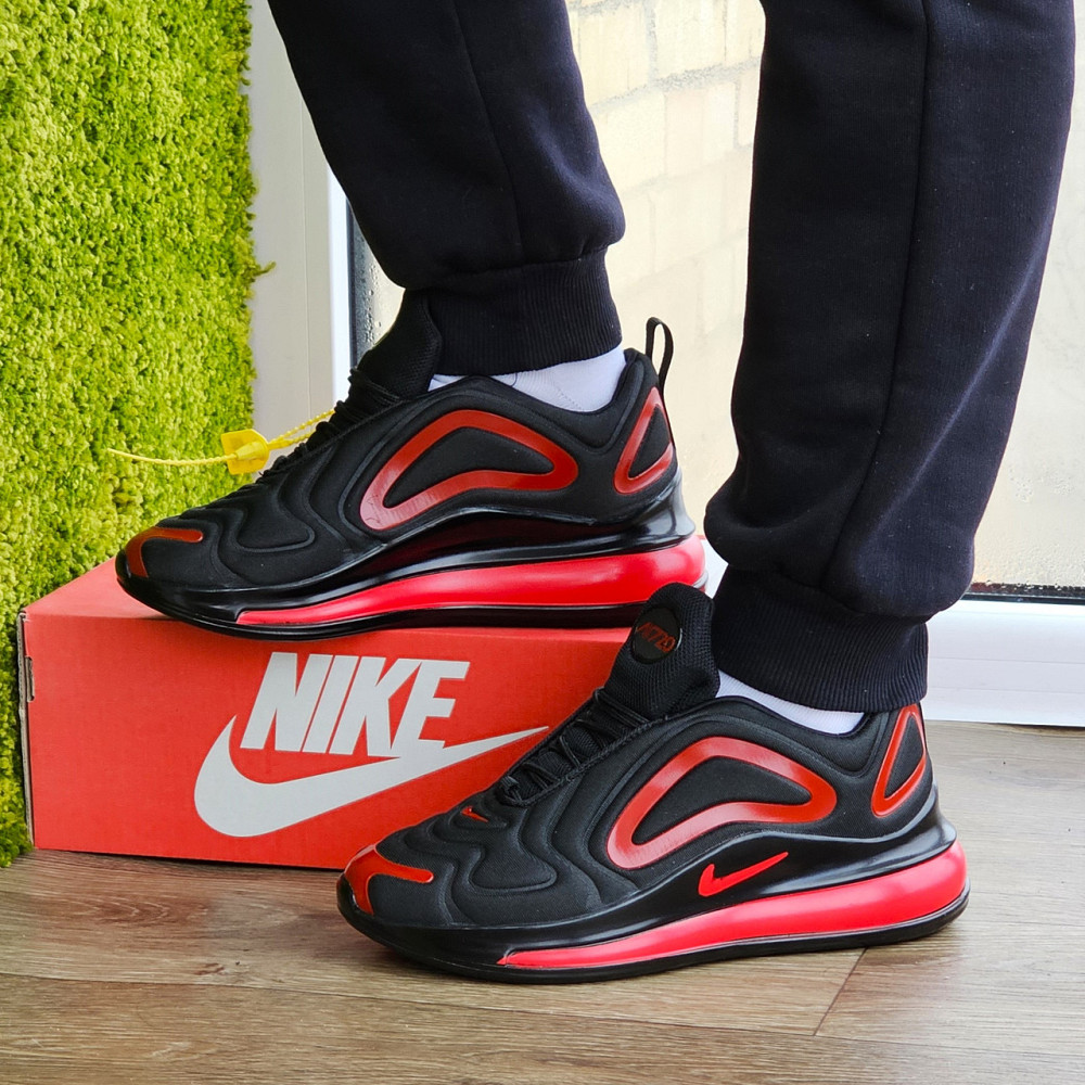 Кроссовки Nike 720 Черные и Красные Женские с Амортизацией Найк (размеры: 37) Видео Обзор Днепр - изображение 10