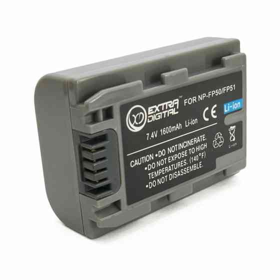 Аккумулятор к фото/видео Extradigital Sony NP-FP50 (BDS2667) Винница