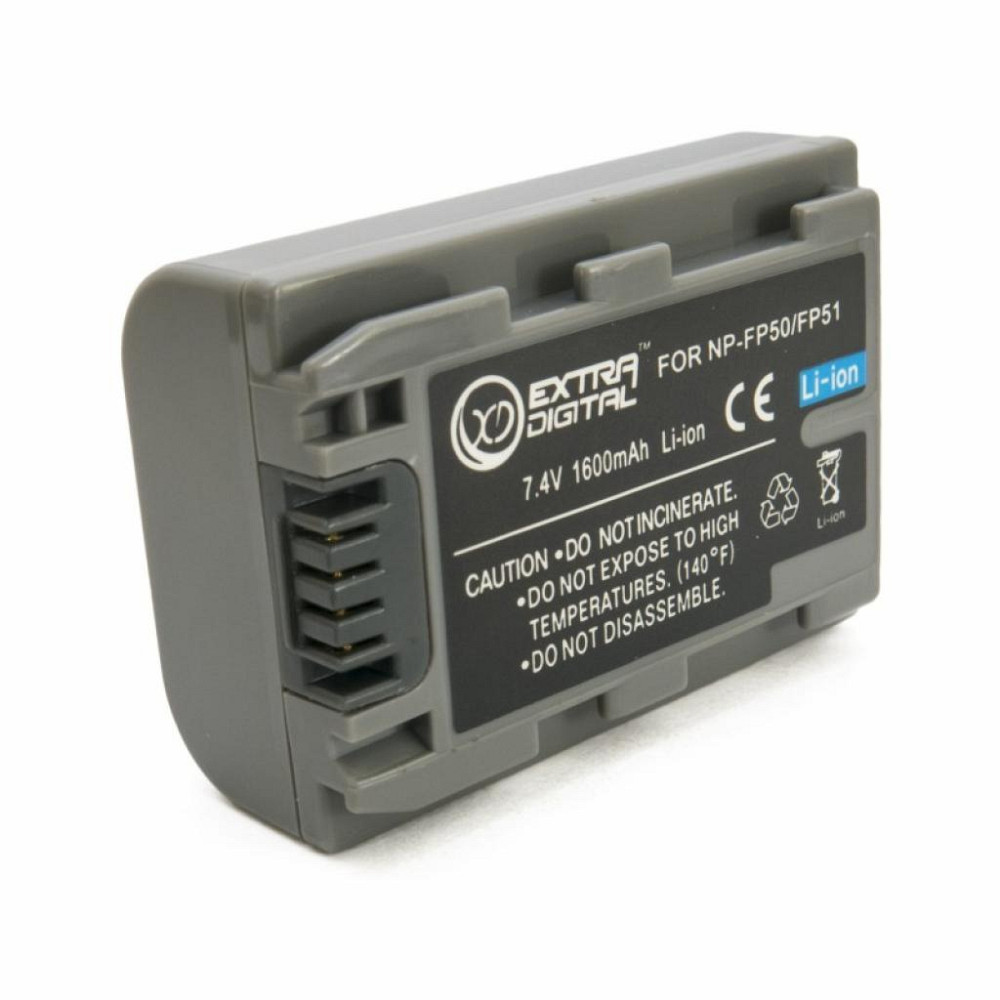 Аккумулятор к фото/видео Extradigital Sony NP-FP50 (BDS2667) Винница - изображение 2