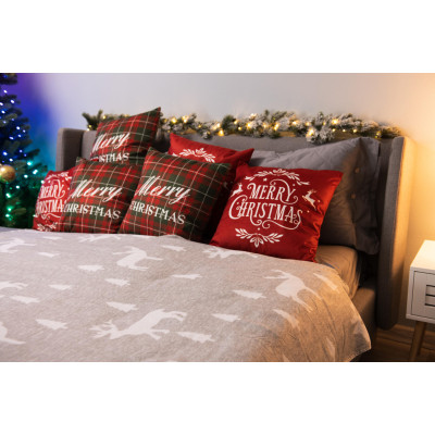 Плед Ardesto Christmas Fleece 130x160см, 100% поліестер, олені (ART0716PB) Вінниця - фото 5