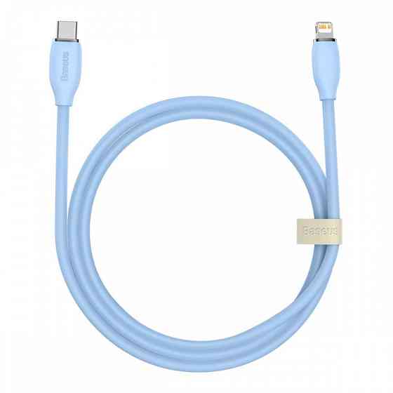 Кабель Baseus Jelly Liquid Silica Gel Fast Charging Data Cable Type-C to iP 20W 2m Blue Одесса