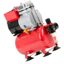 Компресор "безмасляний" 2-х поршн 3л 1 вих, 220В, 0.3 кВт, 45 л/хв, 3.2 атм INTERTOOL Мукачево - фото 5