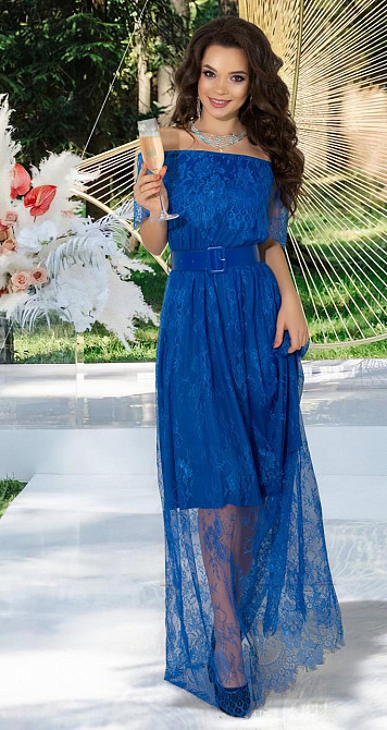 Длинное кружевное платье (44) Киев - изображение 1