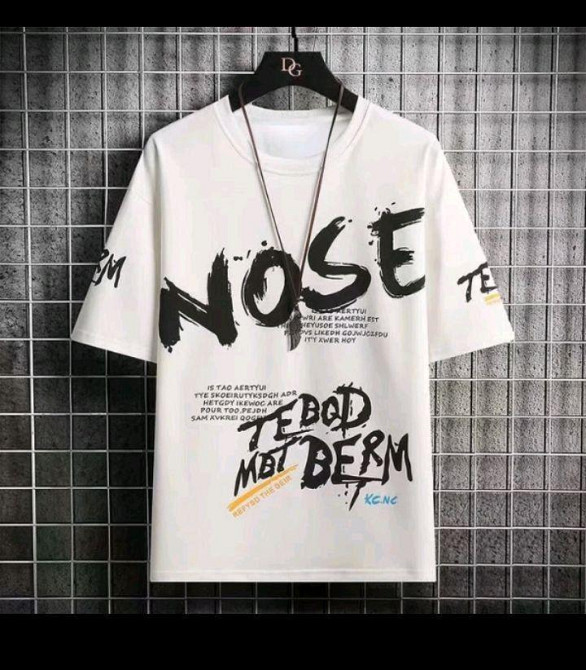 Футболка чоловіча с принтом  44 Біла 2634325759 Дніпро - фото 1