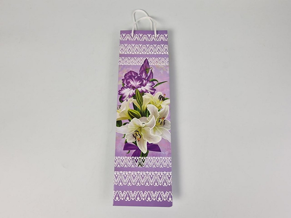 Пакет бумажный подарочный под бутылку  12/9/36(артBUT-71) (12 шт) Харьков - изображение 2