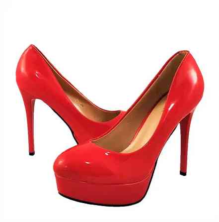 Жіночі Червоні Туфлі на Каблуку Шпильке Лакові Модельні (розміри: 36,38) — 161 Дніпро
