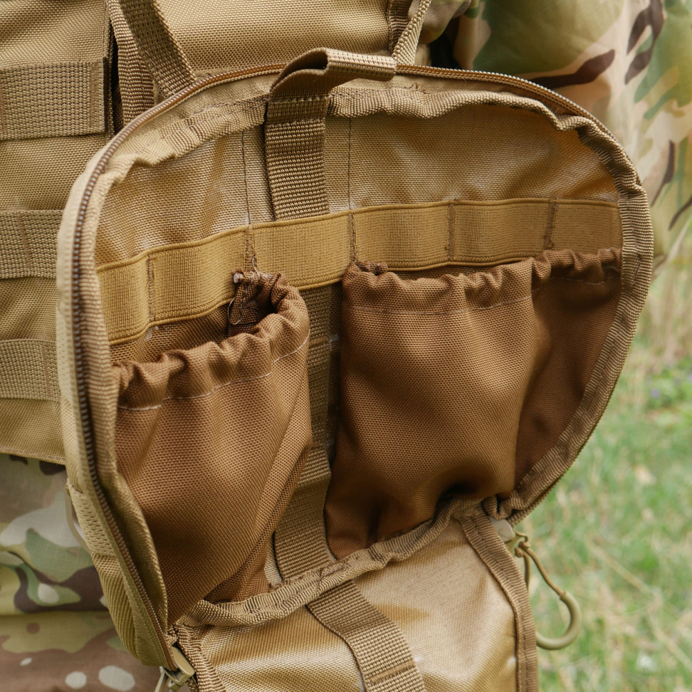 Подсумок-аптечка (быстрый сброс) Kiborg GU Cordura Coyote. Отрывной аптечный подсумок на пояс Киев - изображение 10