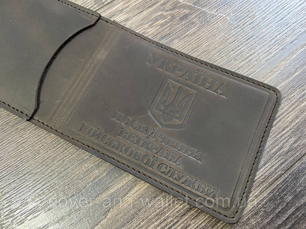 Обложка на удостоверение "Ветеран Військової Служби" с карманом Київ - фото 5