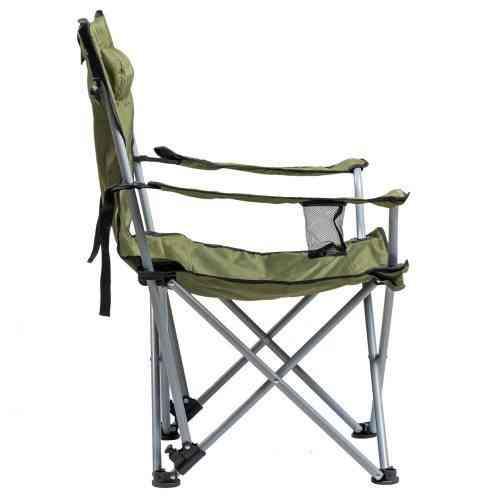 Кресло-шезлонг туристическое складное Ranger Stream Lux (74-89х58-98х85см) Оливковый Винница