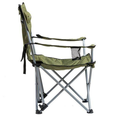 Кресло-шезлонг туристическое складное Ranger Stream Lux (74-89х58-98х85см) Оливковый Винница - изображение 3