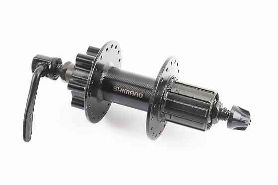 Втулка задня MTB алюмінієва 14Gx36H під касету 8-10зв, Disk-brake, кріпл. ексцентрик, чорна FH-TX506 Київ