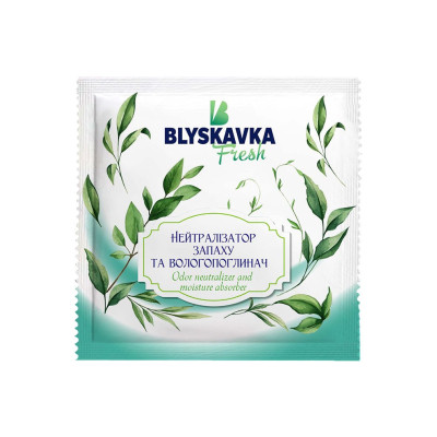 Ароматическое саше Blyskavka Fresh Нейтрализатор запаха и влагопоглотитель 10 г (4820214192768) Винница - изображение 1