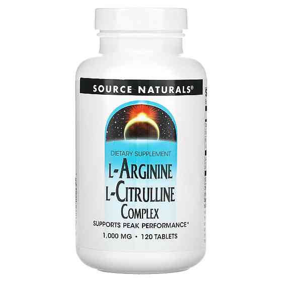 L-аргинин L-цитруллиновый комплекс (L-Arginine L-Citrulline Complex) 1000 мг 120 таблеток Киев