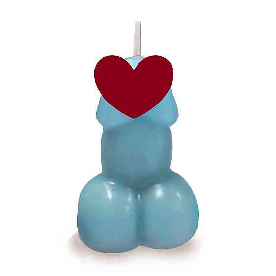 Свеча Eden’s Candle - Vanilla Scented Penis - Blue Sex Aura Киев