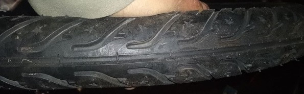 Шина мотоцикл 2,75 -17 TT Гладкая звездочка -91 Мукачево - изображение 1