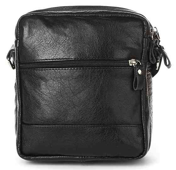 Сумка чоловіча шкіряна Чорна (SHVIGEL) Київ