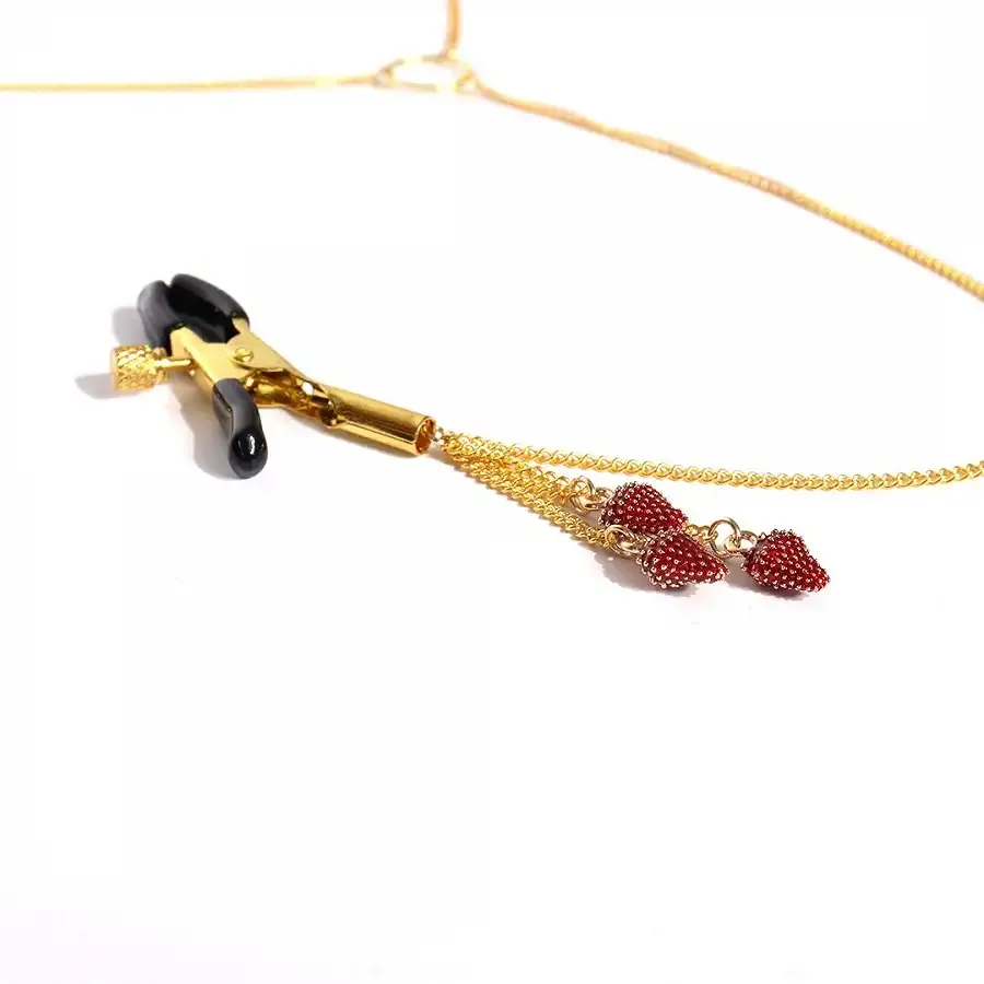 Затискачі для сосків та клітора Art of Sex - Strawberry Львів - фото 3