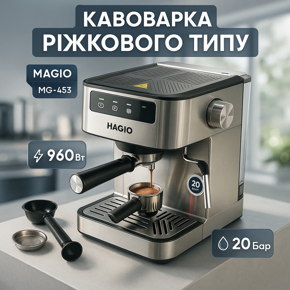 Кавоварки з капучино-насадкою, Домашня рожкова кавоварка, Домашня кавоварка для приготування напоїв JV-92 Львів - фото 18
