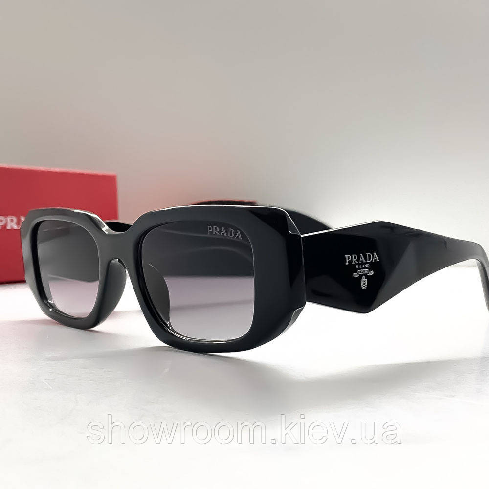 Женские брендовые солнцезащитные очки Prada (7986) Киев - изображение 2