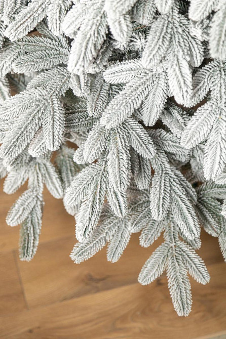 Литая искусственная елка Премиальная (высота - 1.50 м) Заснеженная Винница - изображение 3