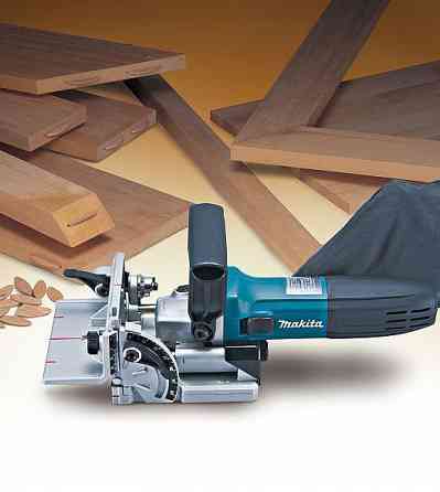 Профессиональный фрезер ламельный для шкантов и пазов MAKITA PJ7000J : 710 Вт фрезер для плоских разъемов Киев