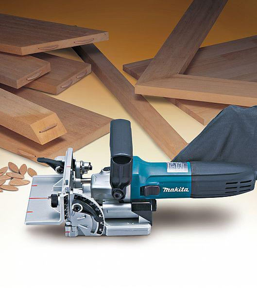 Профессиональный фрезер ламельный для шкантов и пазов MAKITA PJ7000J : 710 Вт фрезер для плоских разъемов Киев - изображение 5