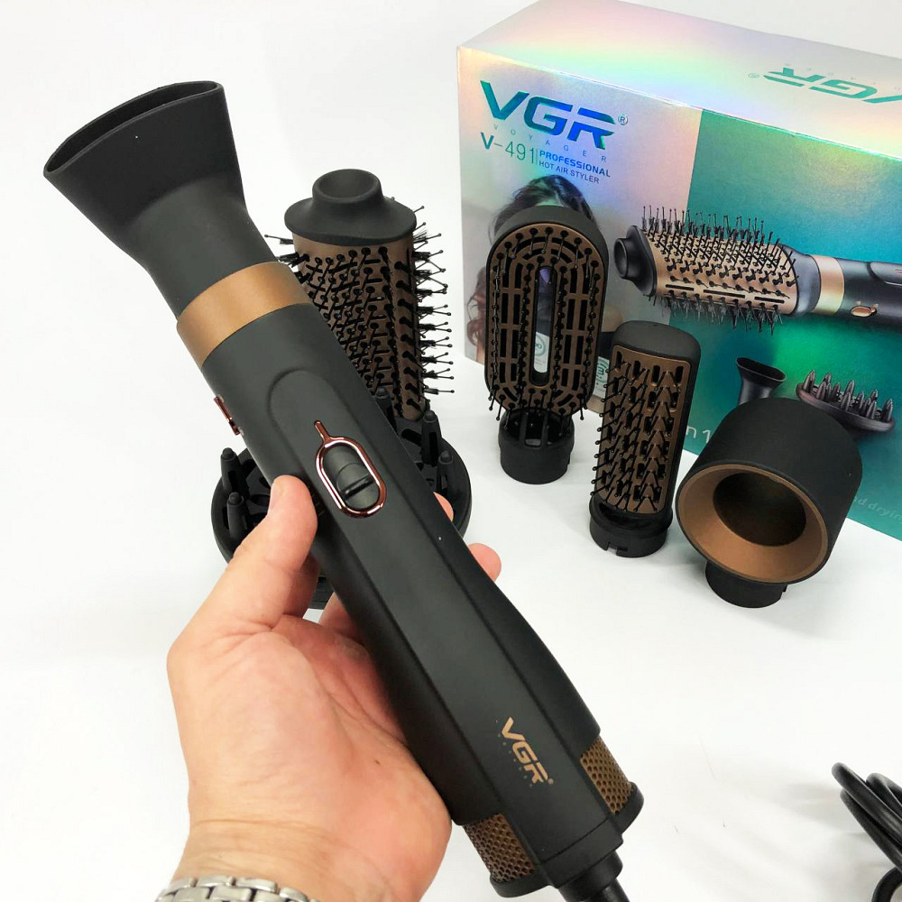 Стайлер для волосся професійний, Фен для дому та подорожей Фен легкого укладання волосся QY-88 Київ - фото 6