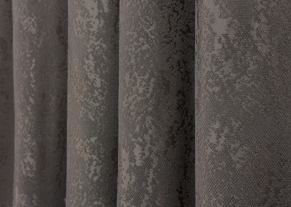 Комплект готових штор VR-Textil Льон мармур Pavliani № 1288ш Темне какао 100х270 см 2 шт (31-550) Київ - фото 15