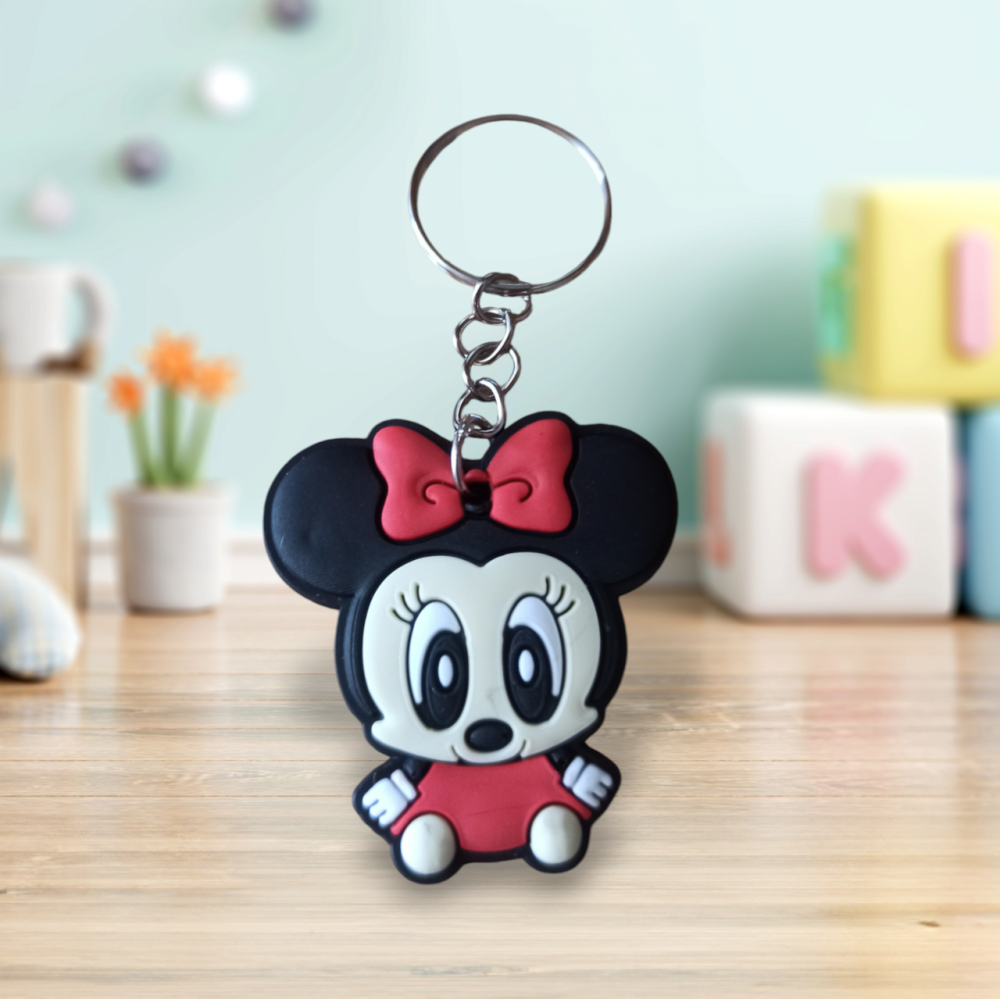 Брелок для ключей Baby Minnie Mouse 3,5 на 3,5 см разноцветный Киев - изображение 1