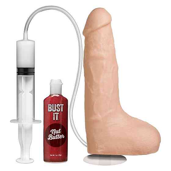 Фалоімітатор, що кінчає Doc Johnson The Realistic Cock ULTRASKYN - Squirting 9,5 Inch Vanilla Sex Aura Київ